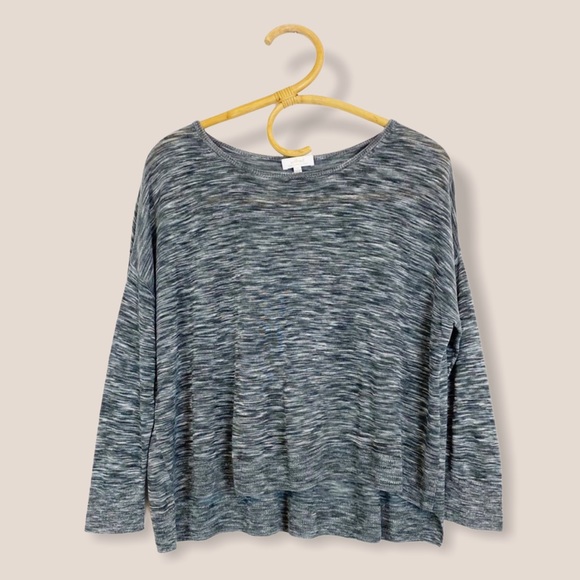 Aritzia | Wilfred | Heathered Knit Long Sleeve Top